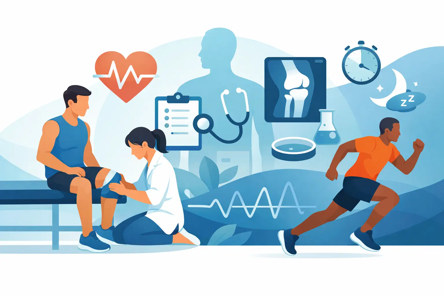 Recuperare sportivă bazată pe criterii clinice