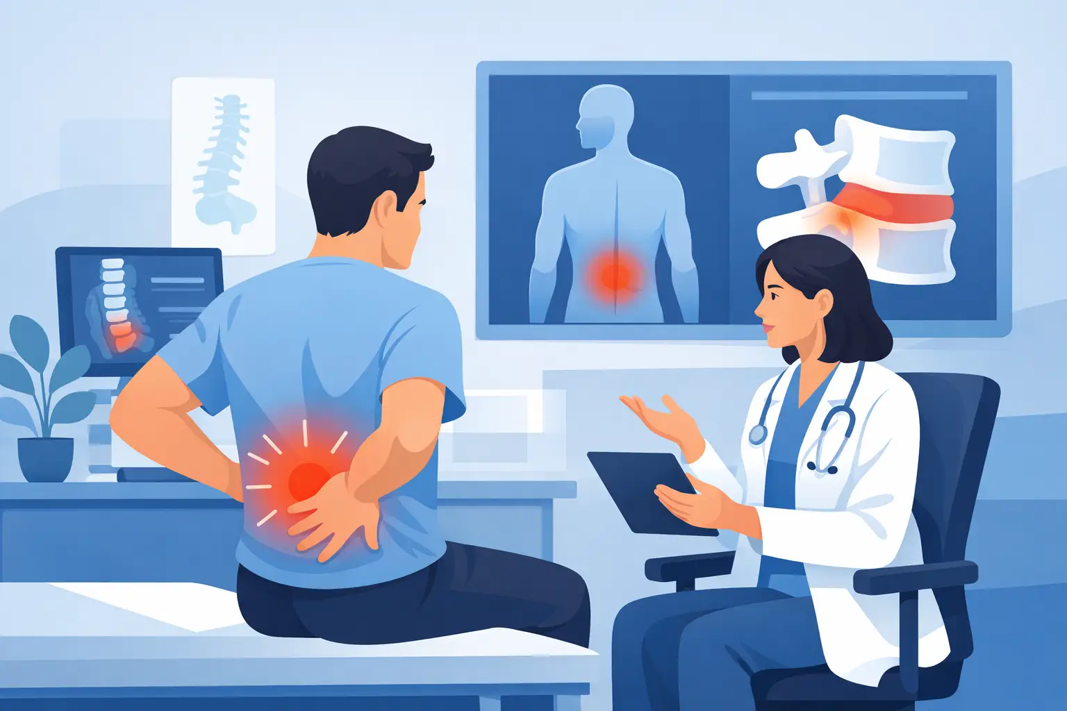 Studiu de caz privind durerea lombară în clinică
